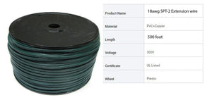 green zip wire extension cord product details