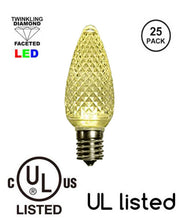 Load image into Gallery viewer, ul listed faceted LED warm white

