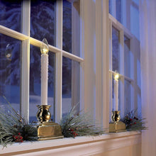 Load image into Gallery viewer, warm white filament christmas light bulb on a candle
