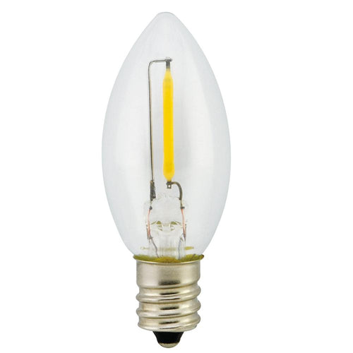 warm white C9 LED filament christmas bulbs