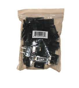 male zip plugs pack of 25