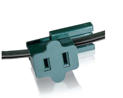 female inline zip plug vampire style green